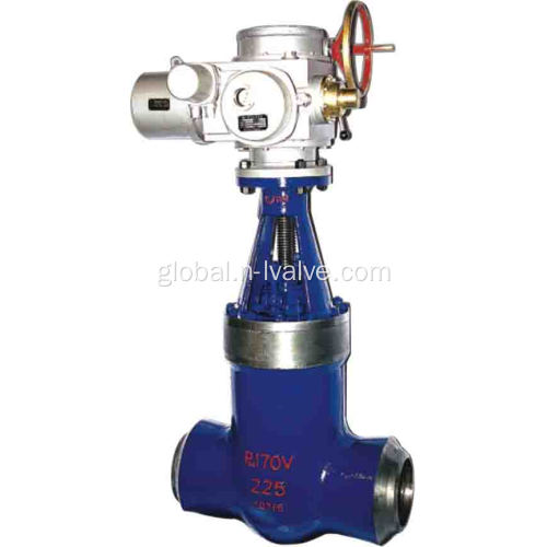 Carbon Steel Gate Valve Electric Actuatored Power Station Gate Valve Factory